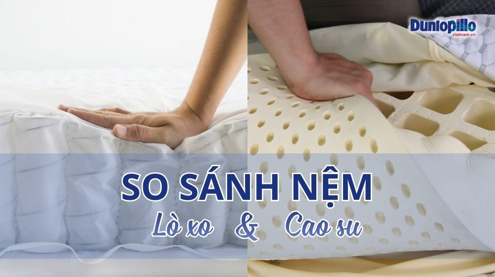 Nệm lò xo và nệm cao su