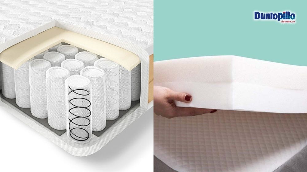 Nệm lò xo và nệm foam có gì khác nhau