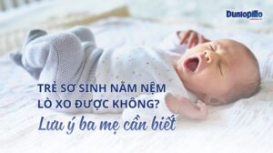 Trẻ em nằm nệm lò xo được không