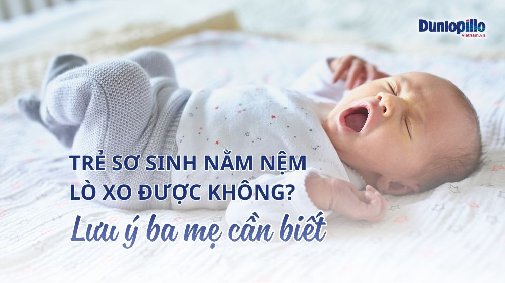 Trẻ em nằm nệm lò xo được không