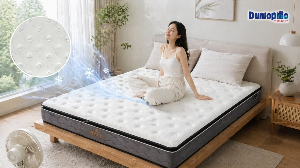 Vải áo nệm là nơi tiếp xúc đầu tiên với cơ thể nên cần chú ý lựa chọn