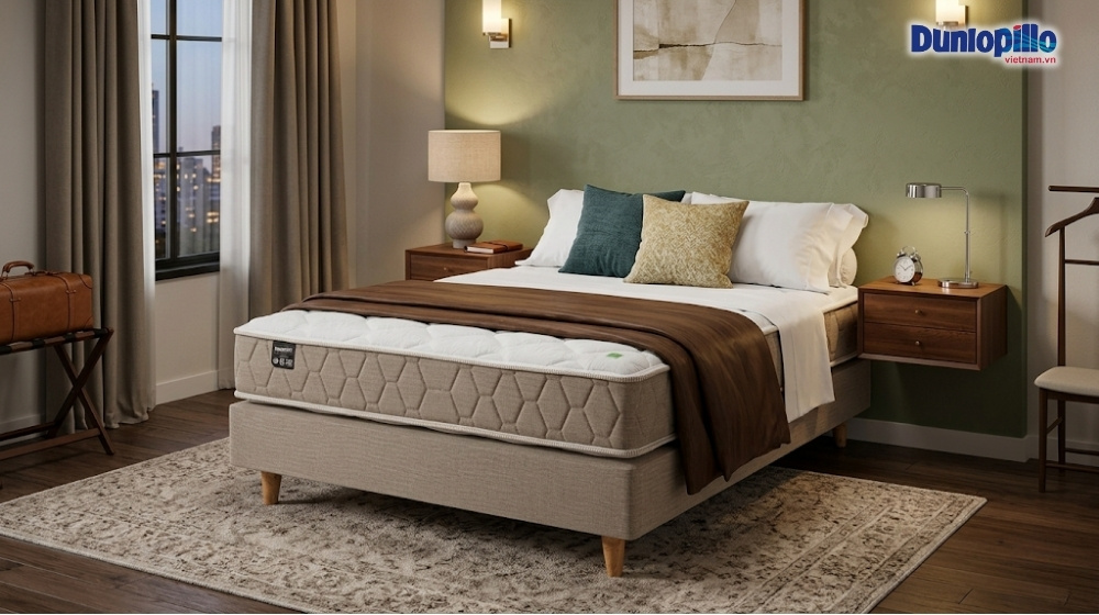 Nệm Dunlopillo được nhiều khách sạn lựa chọn
