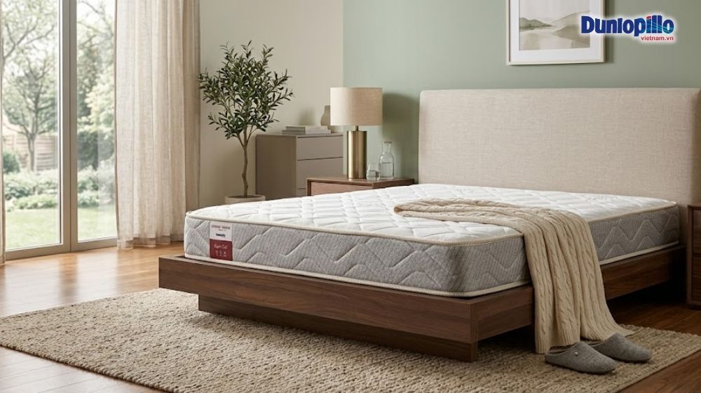 Nệm lò xo liên kết Dunlopillo Venus phù hợp cho khách sạn, homestay