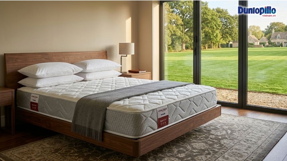 Nệm lò xo Dunlopillo Venus 23cm được nhiều dự án lựa chọn
