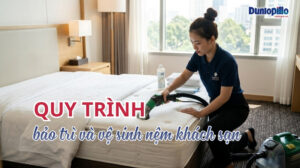 Quy tình bảo trì vệ sinh nệm khách sạn
