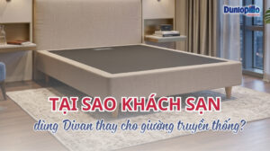 Tại sao khách sạn thường dùng divan