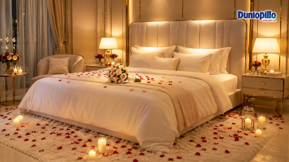 Theo quan niệm phương Đông, mua nệm mới cho ngày cưới là điều nên làm