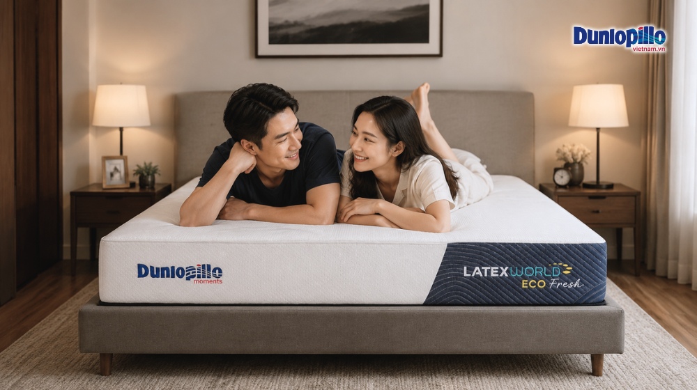 Nệm cao su cũng là một lựa chọn lý tưởng