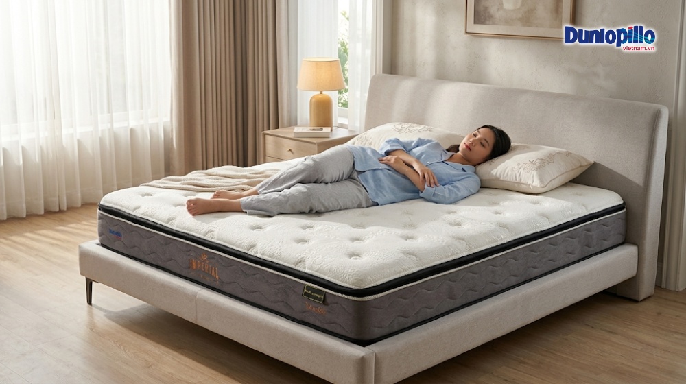 Nệm Dunlopillo là lựa chọn phù hợp để nghỉ ngơi