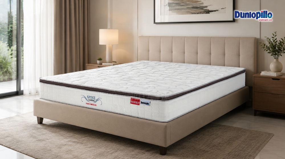Nệm lò xo Dunlopillo Spine O Master – Nâng đỡ cột sống chuẩn y khoa