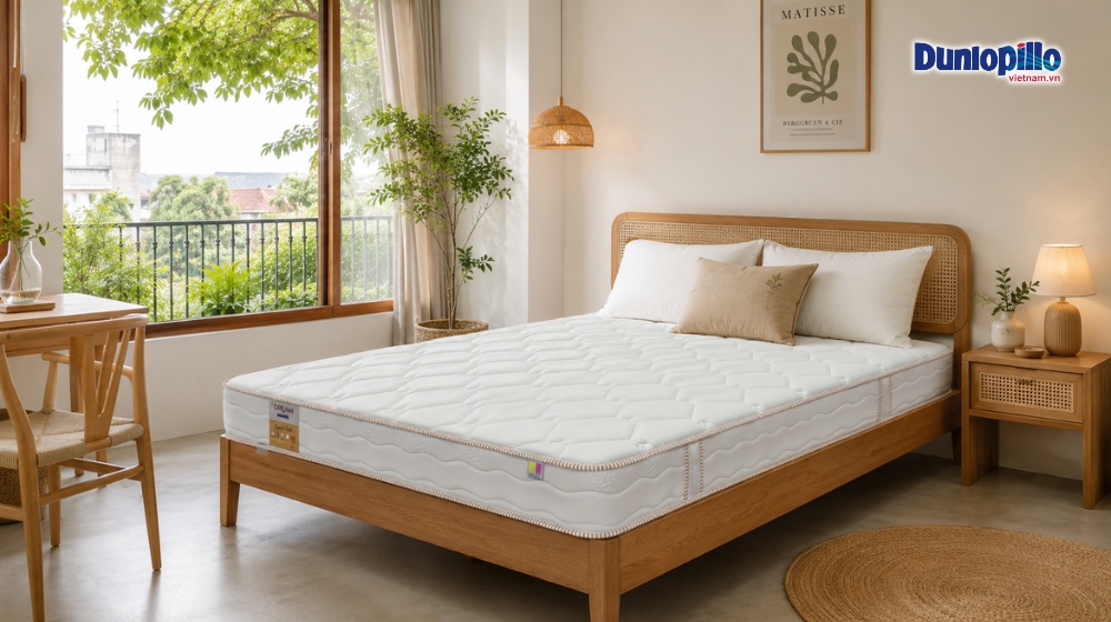 Dunlopillo Dream là sản phẩm nệm phù hợp cho homestay 