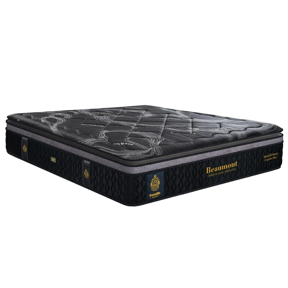 Nệm lò xo Dunlopillo CoolSilk BLACK Beaumont 6 nem lo xo dunlopillo coolsilk black beaumont 4