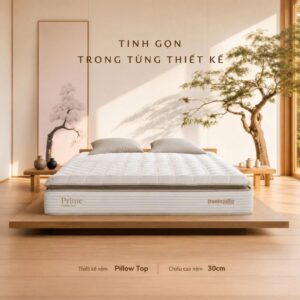 Nệm lò xo Dunlopillo CoolSilk ZEN Prime cao 27cm