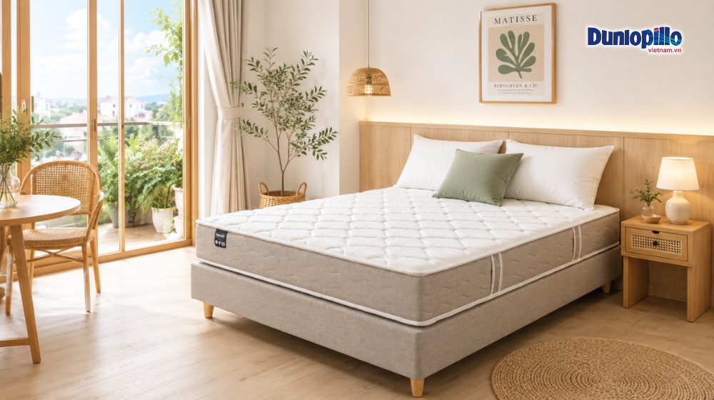 Nệm lò xo là 1 lựa chọn phổ biến cho mô hình homestay