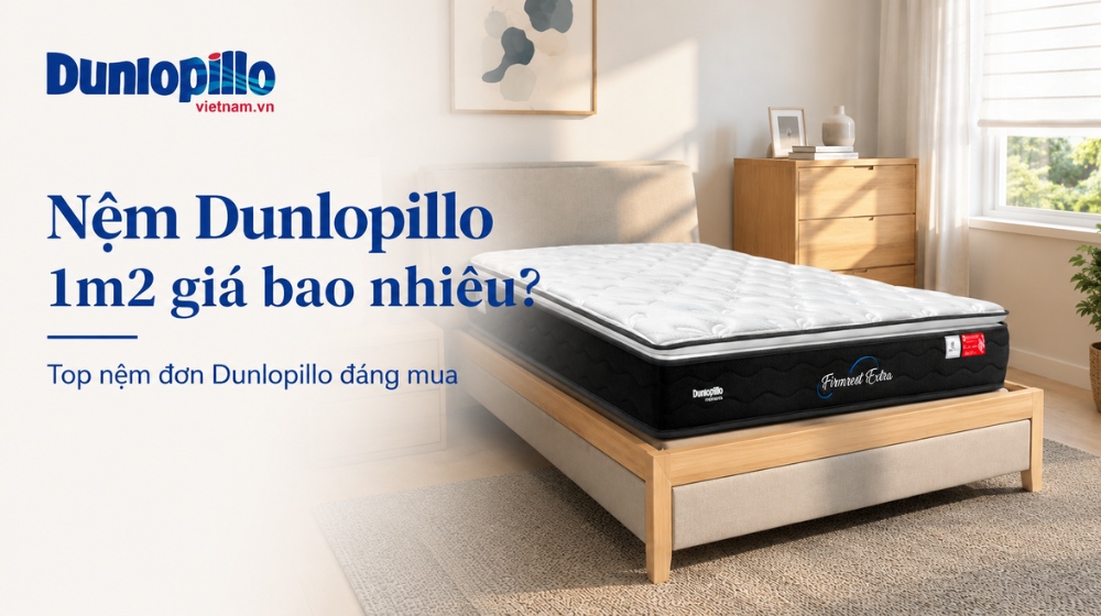 Nệm Dunlopillo 1m2