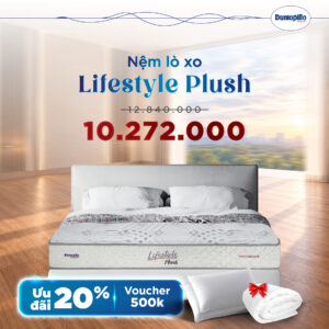 Nệm Dunlopillo khuyến mãi - Lifestyle Plush
