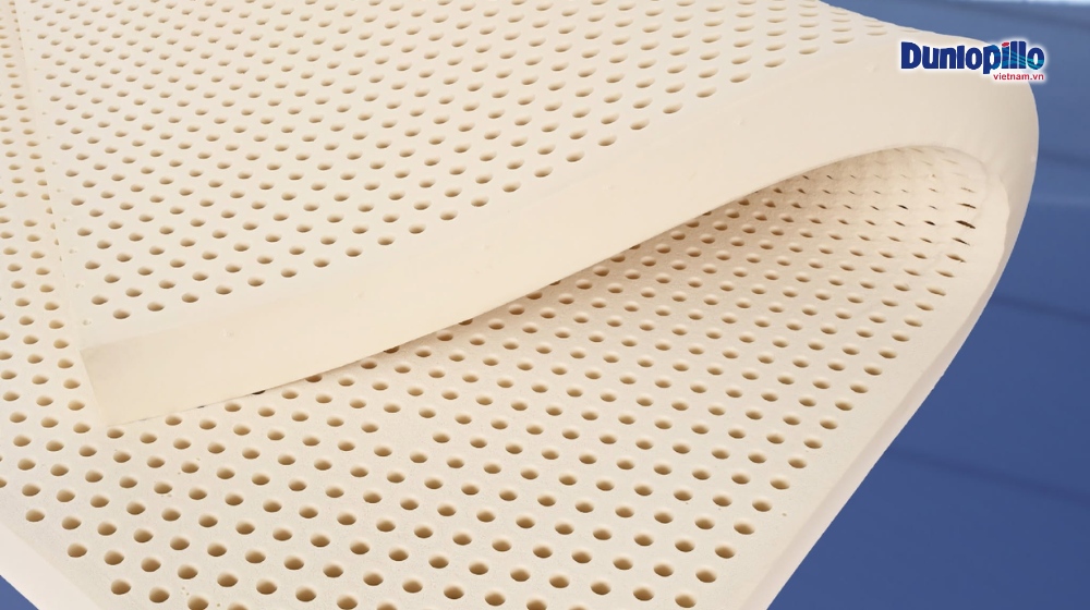 Cao su Dunlopillo được sản xuất bằng công nghệ độc quyền