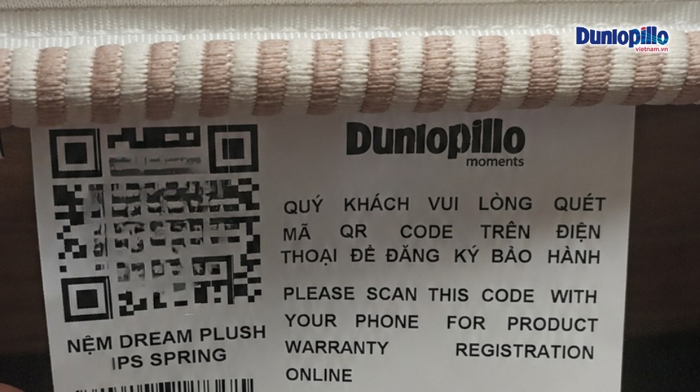 Kiểm tra tem nhãn sản phẩm và đăng ký bảo hành