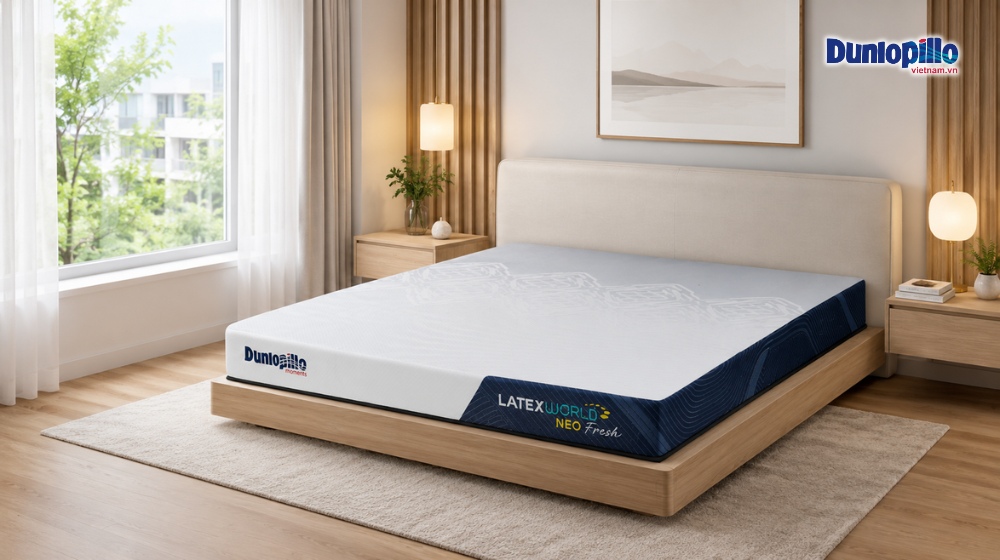 Nệm cao su Dunlopillo 1m6