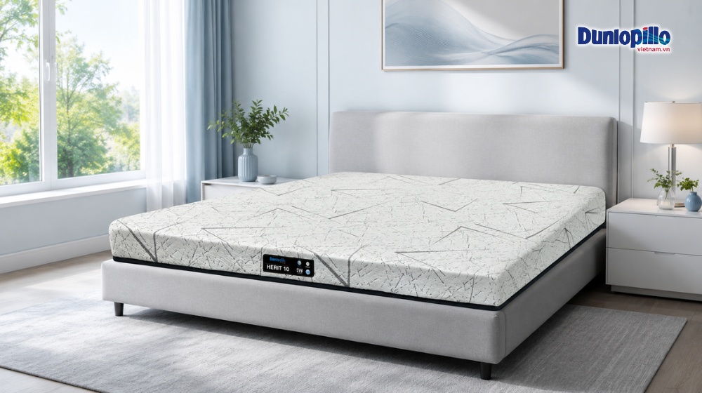 Nệm cao su nhập khẩu Dunlopillo Herit