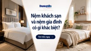 Nệm khách sạn và nệm gia đình có gì khác biệt