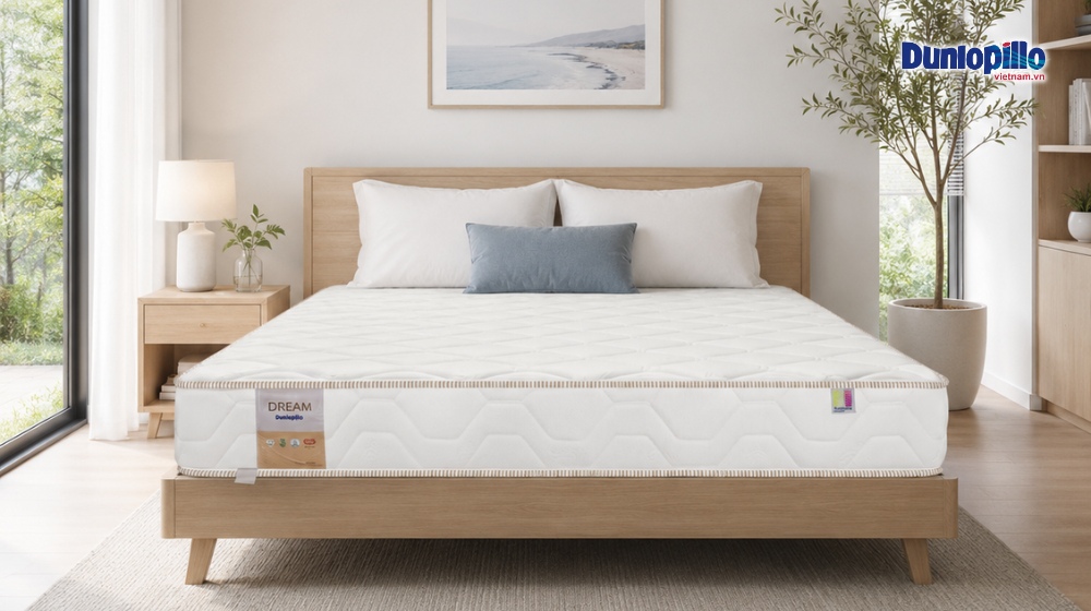 Nệm lò xo Dunlopillo Dream Plush 1m6