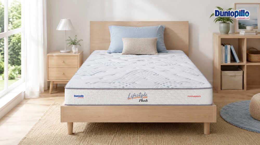 Nệm lò xo Dunlopillo Lifestyle Plush 1m2