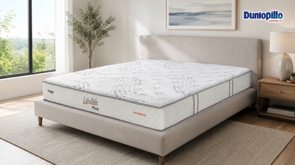 Nệm lò xo Dunlopillo Lifestyle Plush 1m6