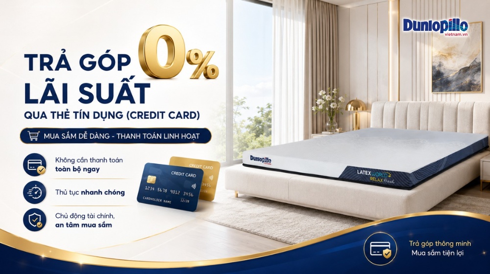 Trả góp 0% nhanh chóng qua thẻ tín dụng
