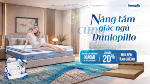 Nệm Dunlopillo khuyến mãi