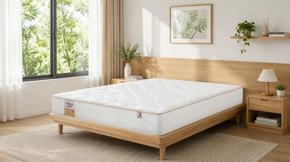 Nệm lò xo kháng cháy Dunlopillo Dream Plush 25cm