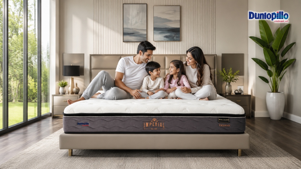 Nệm lò xo Dunlopillo Imperial 1m8