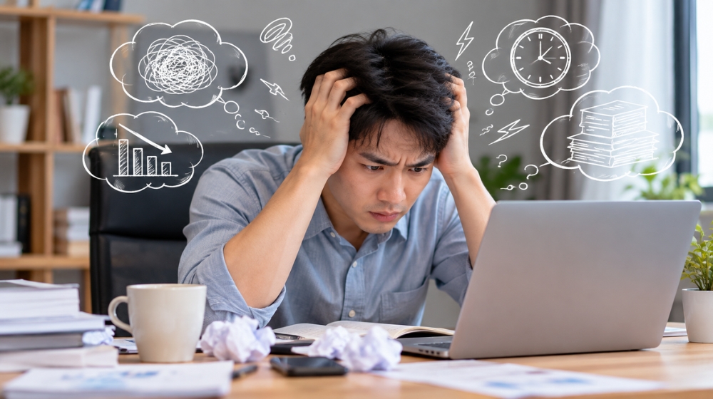 Nguyên nhân ngủ nghiến răng có thể do bị căn thẳng, lo âu