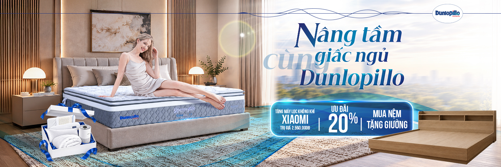 Nâng tầm giấc ngủ cùng Dunlopillo