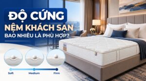 Độ cứng nệm khách sạn bao nhiêu là phù hợp?