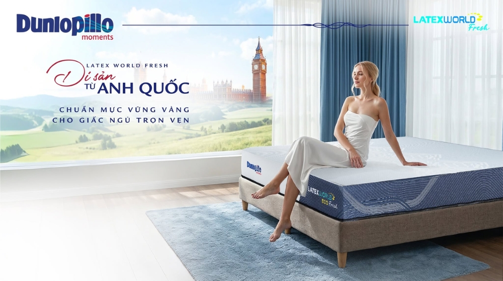 Thương hiệu nệm Dunlopillo có lịch sử phát triển từ năm 1929