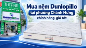 Mua nệm Dunlopillo tại phường Chánh Hưng chính hãng tại Thế Giới Nệm
