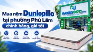 Mua nệm Dunlopillo tại phường Phú Lâm