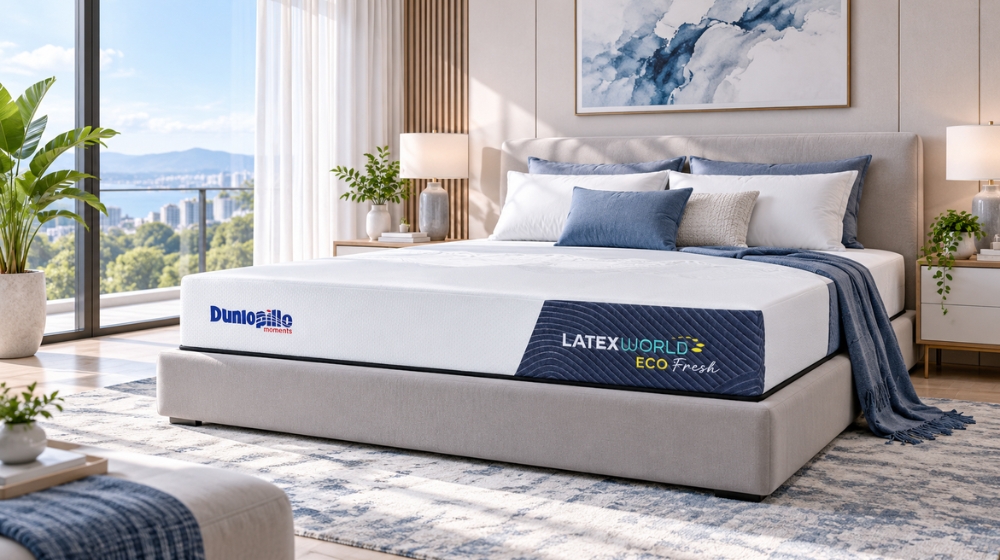 Nệm cao su Dunlopillo Latex World Eco Fresh