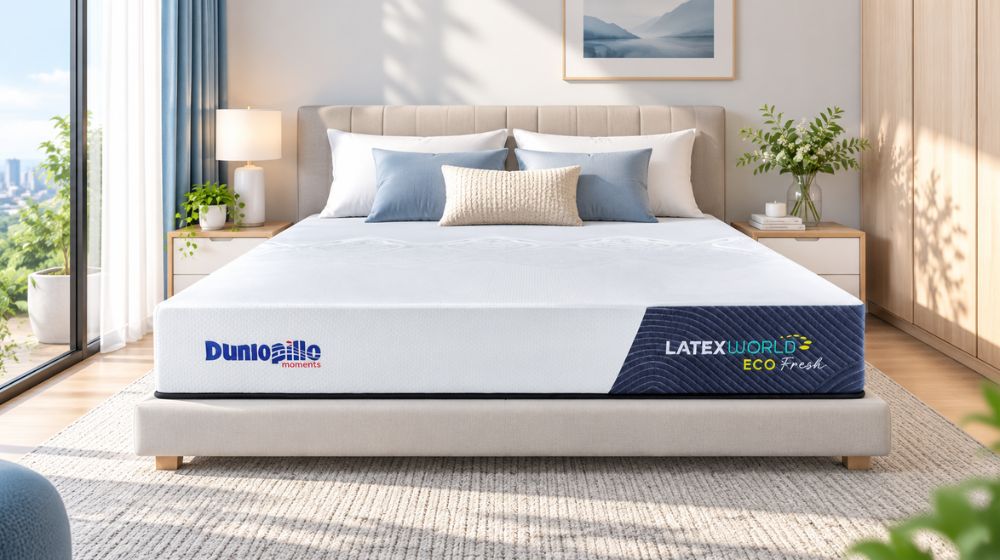 Nệm cao su Dunlopillo Latex World Eco Fresh – Đàn hồi, nâng đỡ linh hoạt