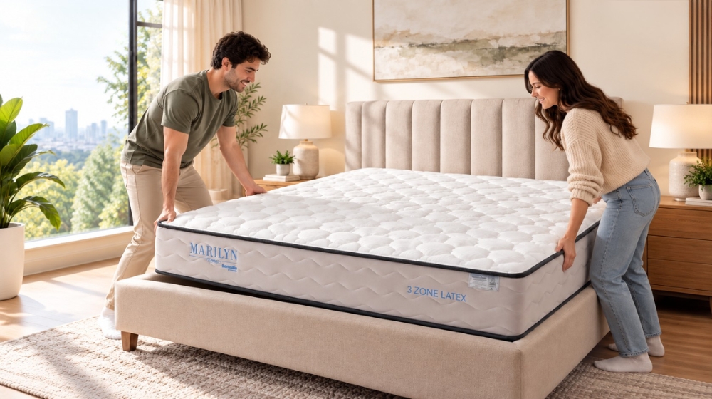Chọn nệm kích thước lớn cho 2 vợ chồng