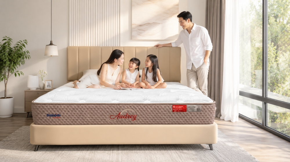 Dunlopillo là thương hiệu có nguồn gốc từ Anh Quốc