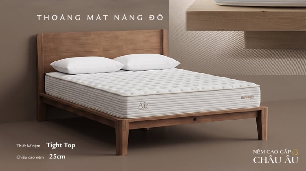 Nệm lò xo Dunlopillo CoolSilk ZEN Air