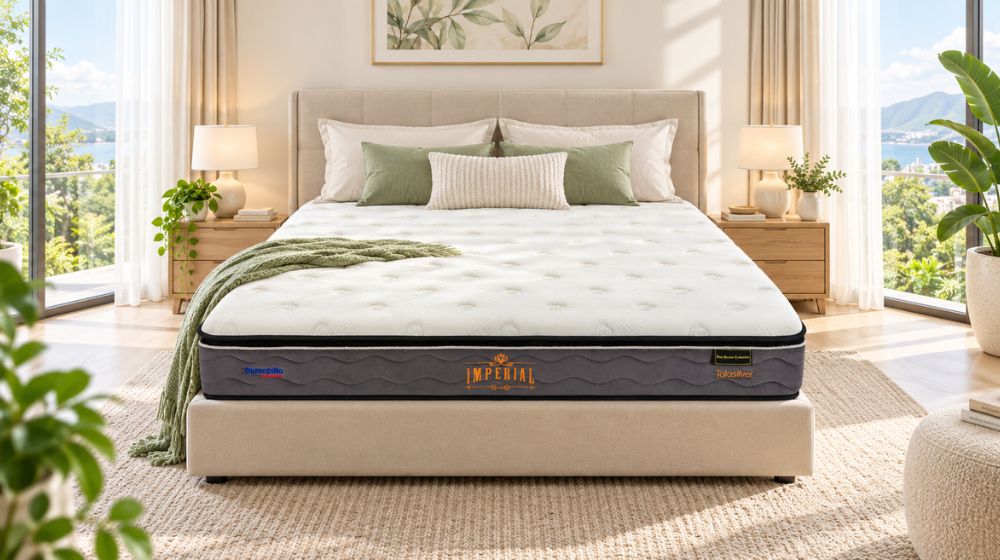 Nệm lò xo túi Dunlopillo Imperial – Sang trọng, hạn chế rung lắc